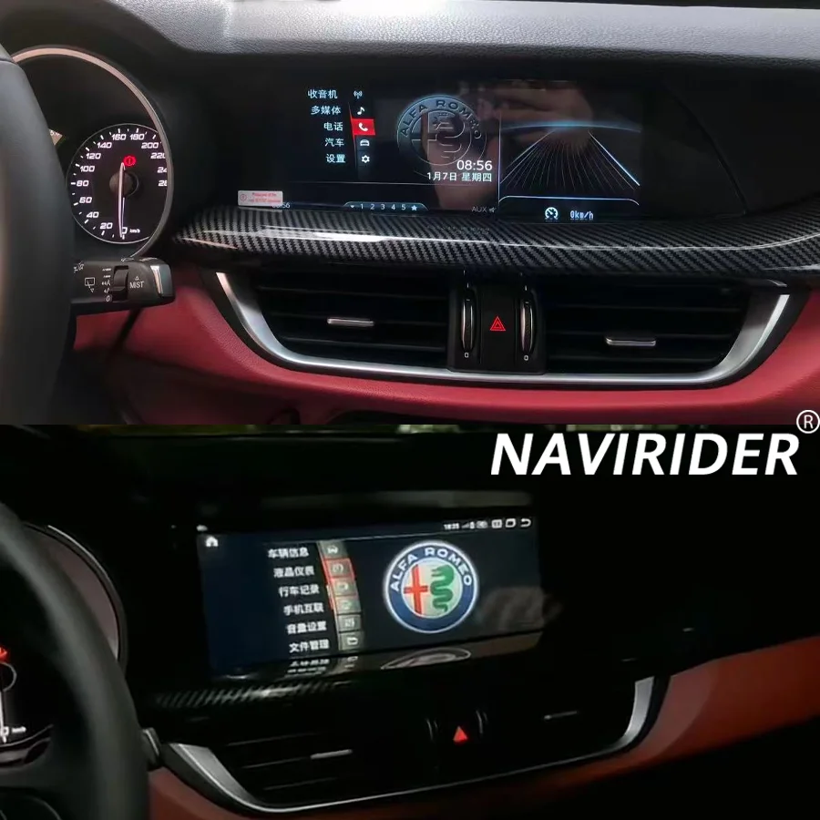 

Автомобильный мультимедийный видеоплеер 256 ГБ для Alfa Romeo Stelvio Giulia 2016-2024, стереосистема с Carplay, Android 15, GPS-навигация, головное устройство с DSP
