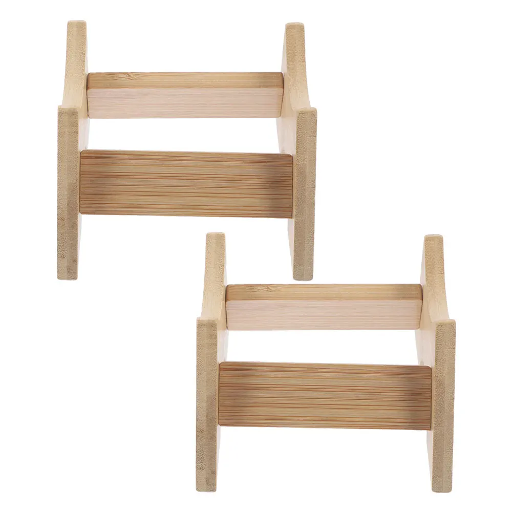 

2Pcs Wood Beverage Dispenser Stand Stable Support Design Longlasting Universal Compatibility Elegant Appearance Easy