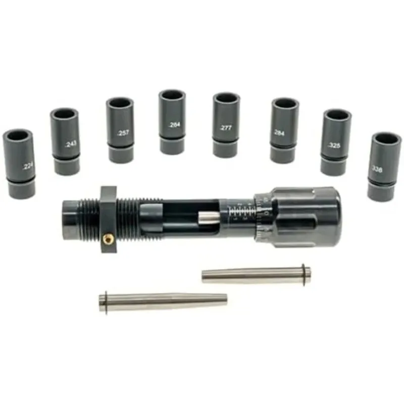 

Hot-Sell!( Black)Universal Bullet Seating Die for .224 to .338 Caliber with Micrometer Stem and Storage Case for Reloading