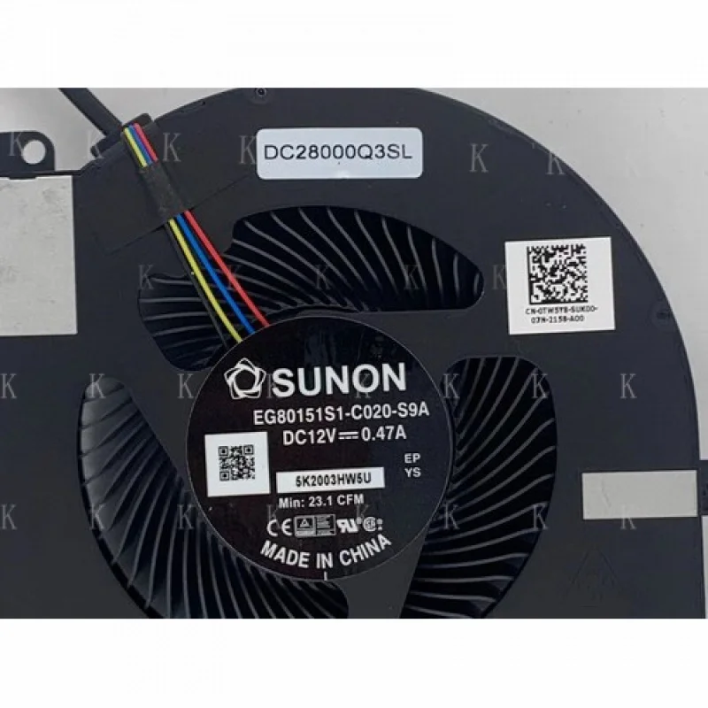 C ДЛЯ ALIENWARE AREA-51M 51M R2 Вентилятор охлаждения графического процессора 0TW5Y8 894586237550 |   eBay