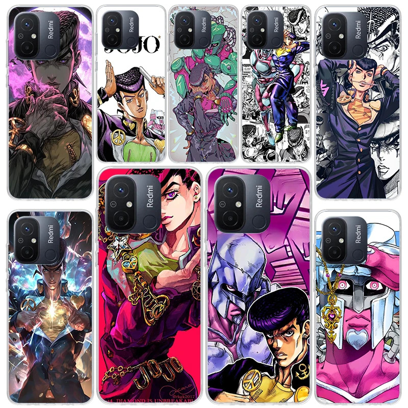 Чехол для телефона JoJo Adventure Higashikata Josuke для Xiaomi Redmi 14C 13C 13 12C 12 10 10A 10C 9 9A 9C 9T 8A 8 7A 7 6A 6 Pro K70 K60