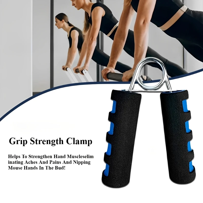 Type A Sponge Grip Spring Hand Finger Strength Trainer Power Exerciser Forearm Strengthener Carpal Expander Sport Muscle Wrist image 4