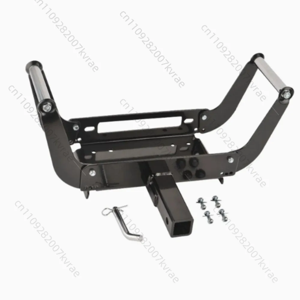 Foldable Cradle Winch Mounting Plate Off-Road Vehicle Trailer Modified Parts External Bracket Hanging Device Receiver