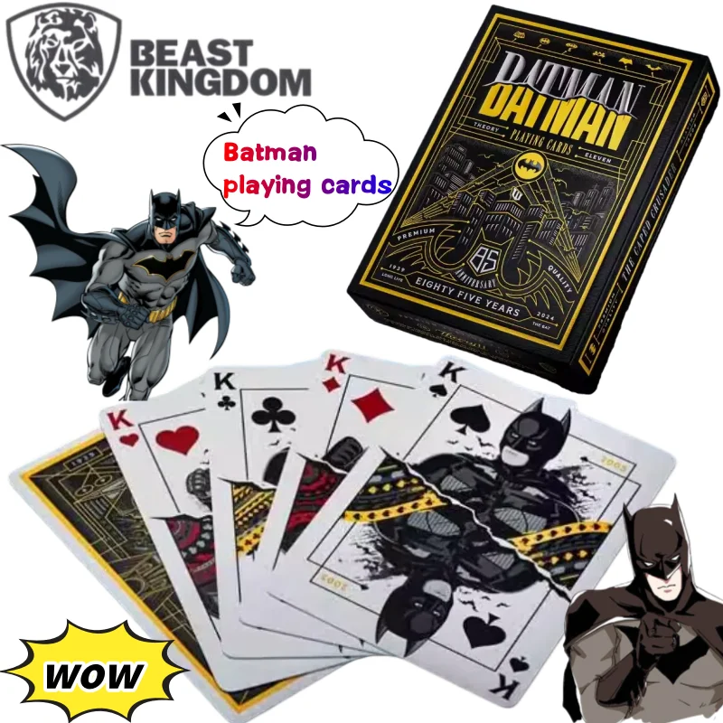 

Игральные карты Бэтмена «Королевство зверей» с креативными высококачественными крутыми мультяшными принтами для семейных встреч и развлекательных игр.