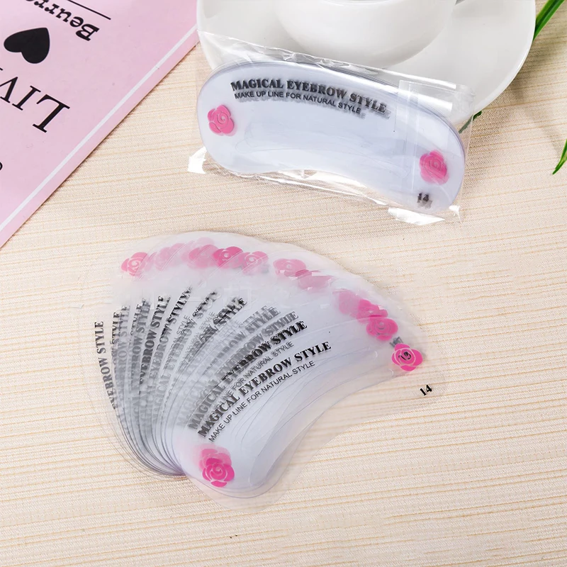 24 Stuks Stencil Voor Pijl Eyeliner Sjabloon Make-Up Tools Eyeliner Helper Make-Up Sjabloon Om Ogen Lijnen Mr05 Af Te Bakenen