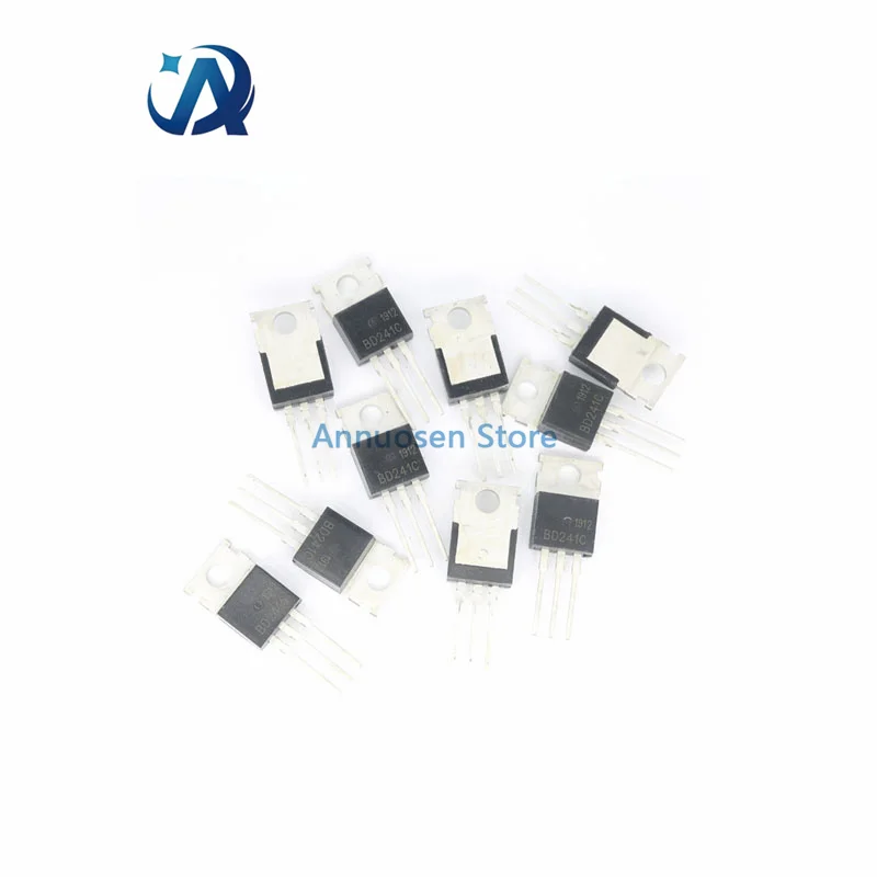 10PCS New and Original BD243 BD244 BD242 BD241 TRANSISTOR NPN PNP 100V 6A TO-220 NEW GOOD QUALITY BD243C BD244C BD242C BD241C