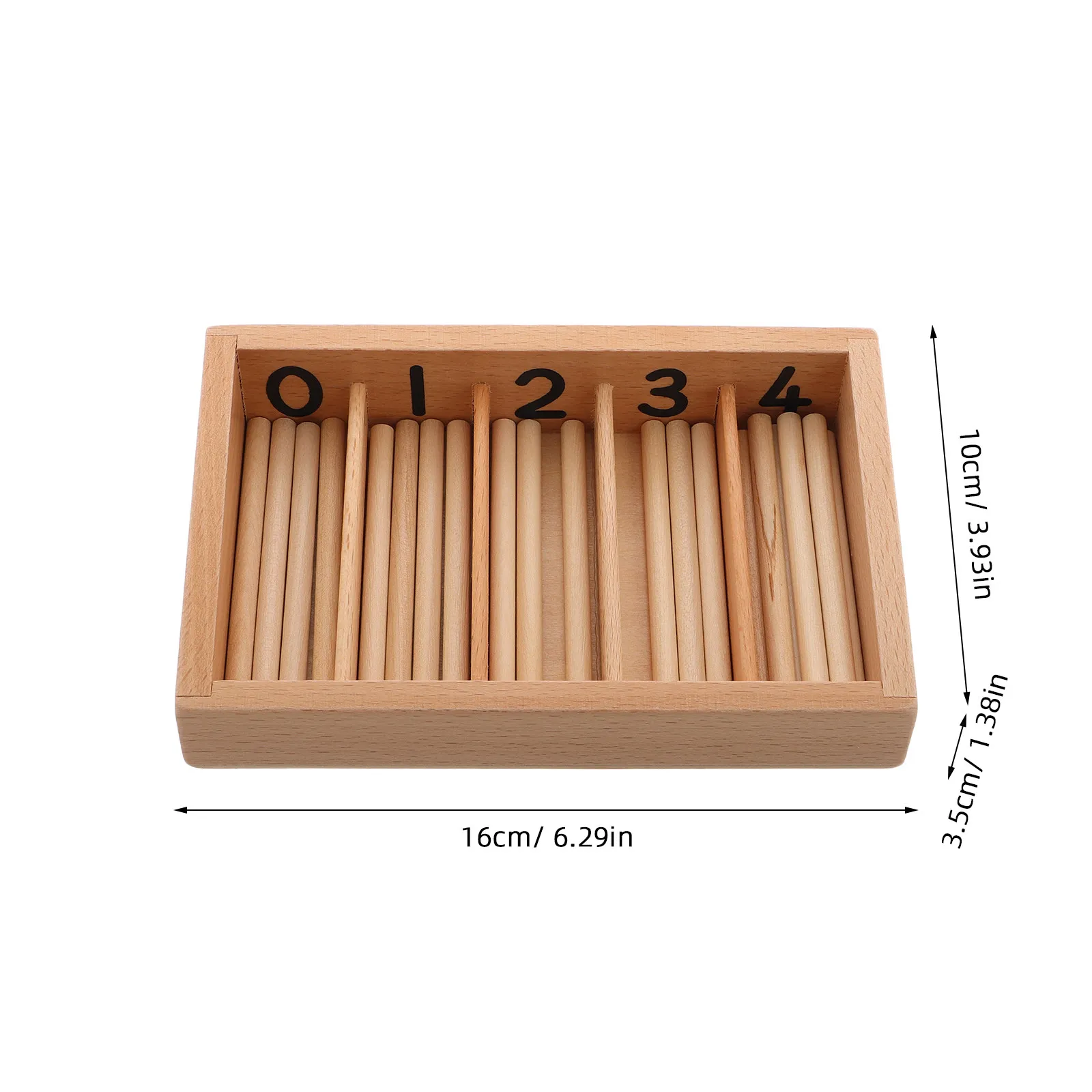 1Set Montessori Spindle Box Educational Math Learning Enhance Interest Develop Logical Thinking Boost Spatial Imagination