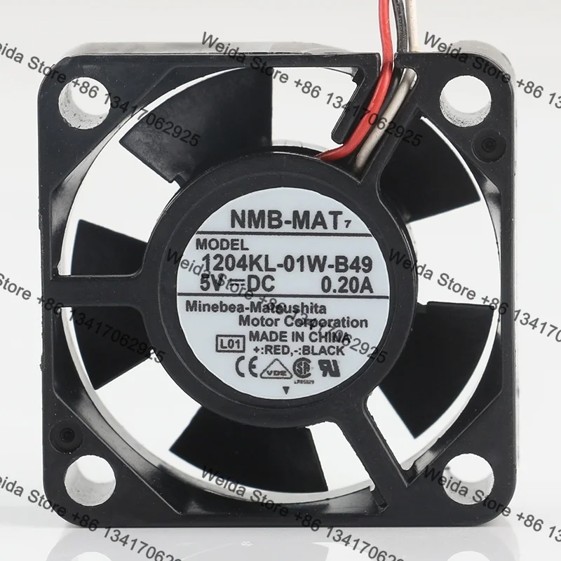 

Оригинальный вентилятор охлаждения NMB DC 5V 0.20A 3010 для корпуса жесткого диска ноутбука, трехпроводной, 30x30x10 мм, 3 см, 1204KL-01W-B49