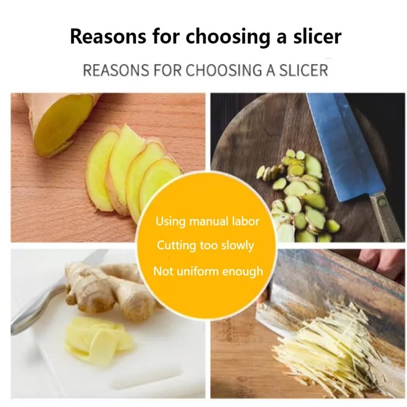 Fully Automatic Stainless Steel French Fry And Potato Slice Cutting Machine High-Speed Centrifugal Ginger And Cucumber Shredding