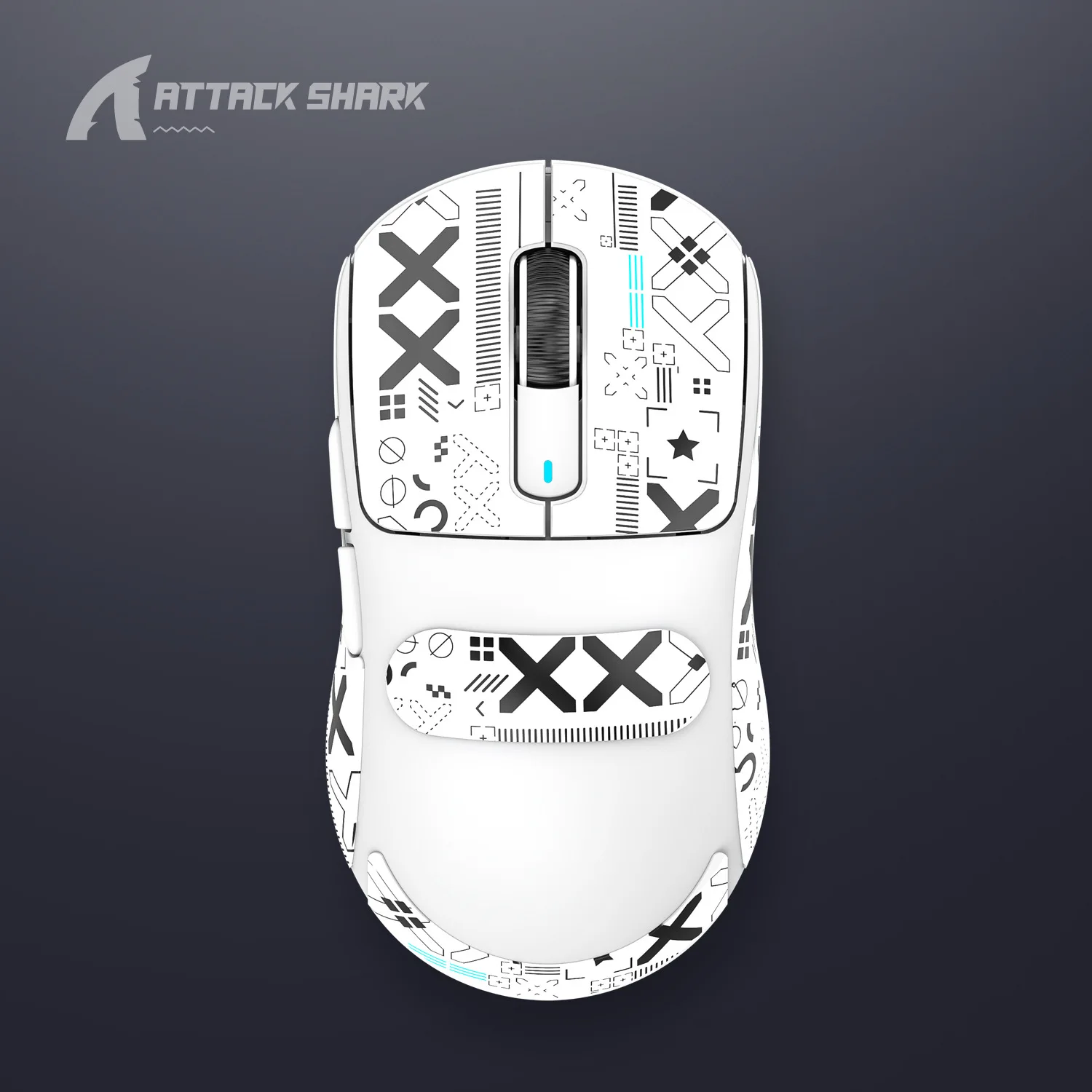 Attack shark X3 Wireless Mouse, 49g Lightweight Mouse with Tri-Mode Connection, 26000DPI, 650ips,PixArt PAW3395 Bluetooth Mouse