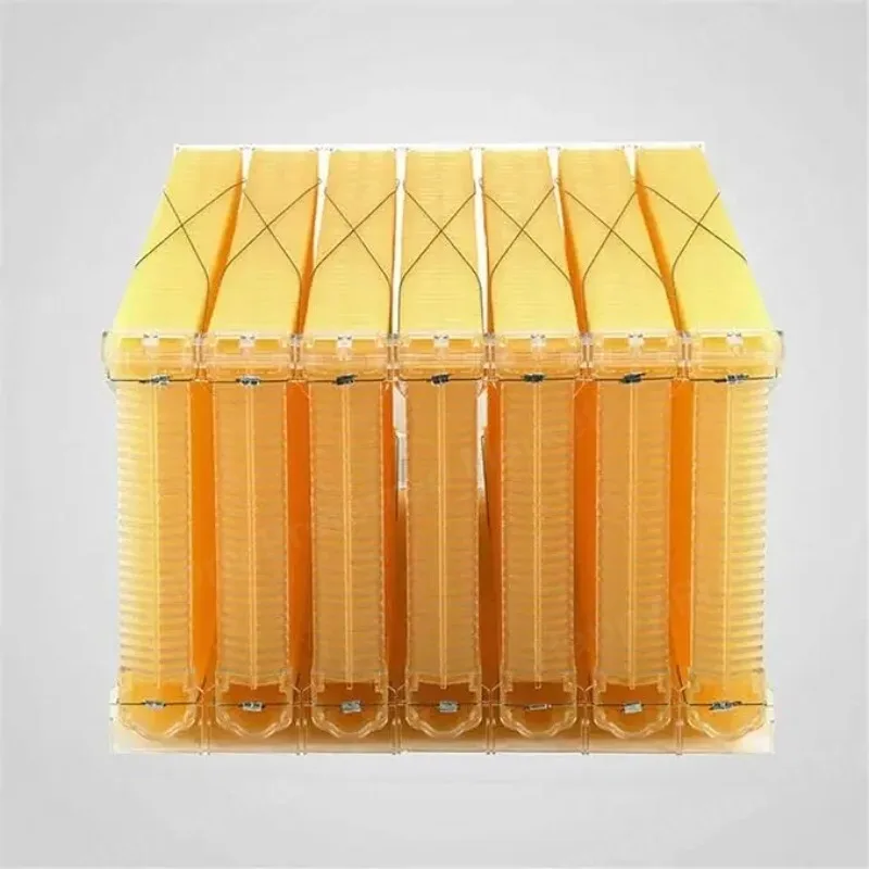 Flows Hive Beehive，Bee House，Automatic Self-Flowing Honey， 7 Bee Hive Frames Set， Apiculture Equipment Beekeeping Tool