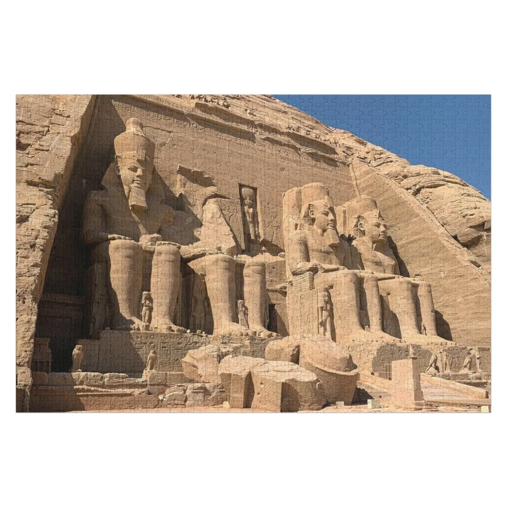 Egypte - Abu Simbel Tempels Legpuzzel Aangepaste kinderspeelgoed Aangepaste foto Aangepaste geschenken Puzzel