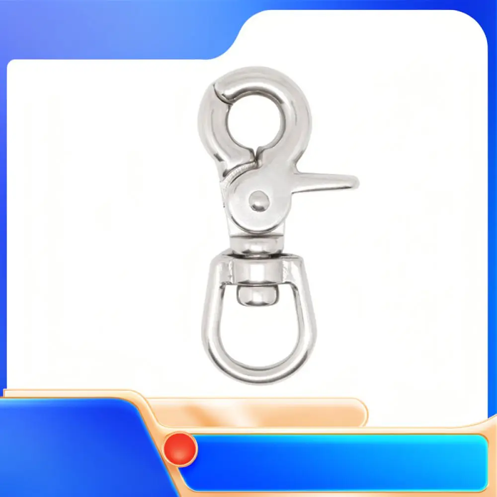 Quick Release Scissor Snap Hook 316 Stainless Steel Marine Hardware Diving Accessory For Dog Pet Leash Rope Fastening
