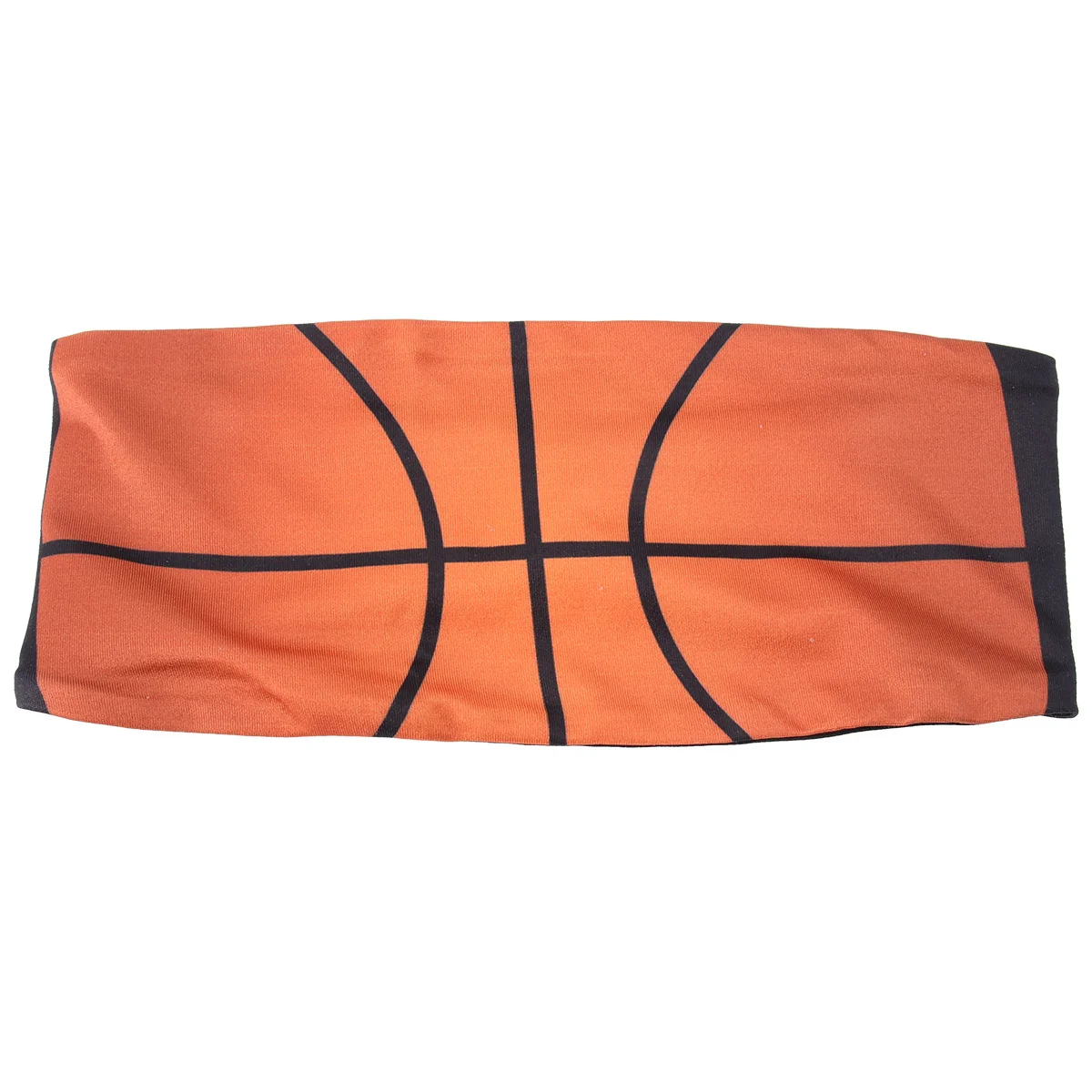 

Orange Basketball Design Headband Lightweight Breathable Hair Accessory for Workout Gym Yoga Daily Wear Unisex