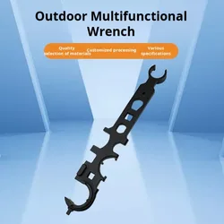 Outdoor Multifunction Wrench Steel  Wrench High Hardness Multifunction Wrench AR15/M4 Wrench Outdoor Combination Wrench