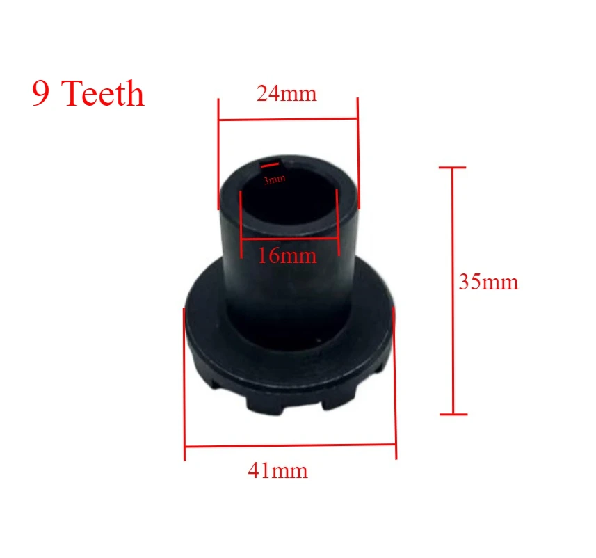 1pc For Bridgeport Mill Part Milling Machine Gearshaft Clutch Insert Combining Tooth 9 Teeth