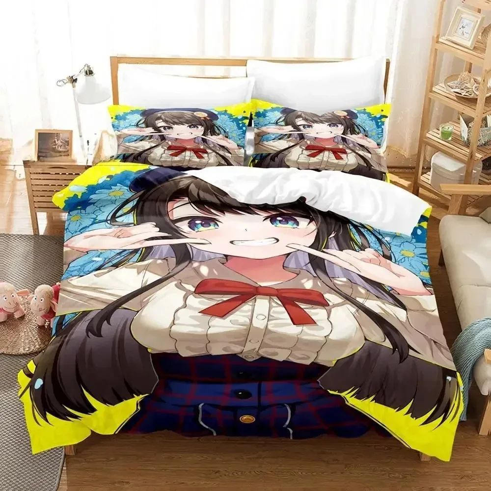 

ŌOzora-Subaru Bedding Set Single Twin Full Queen King Size Bed Set Adult Kid Bedroom Duvet cover Sets 3D Print Anime Kawaii bed