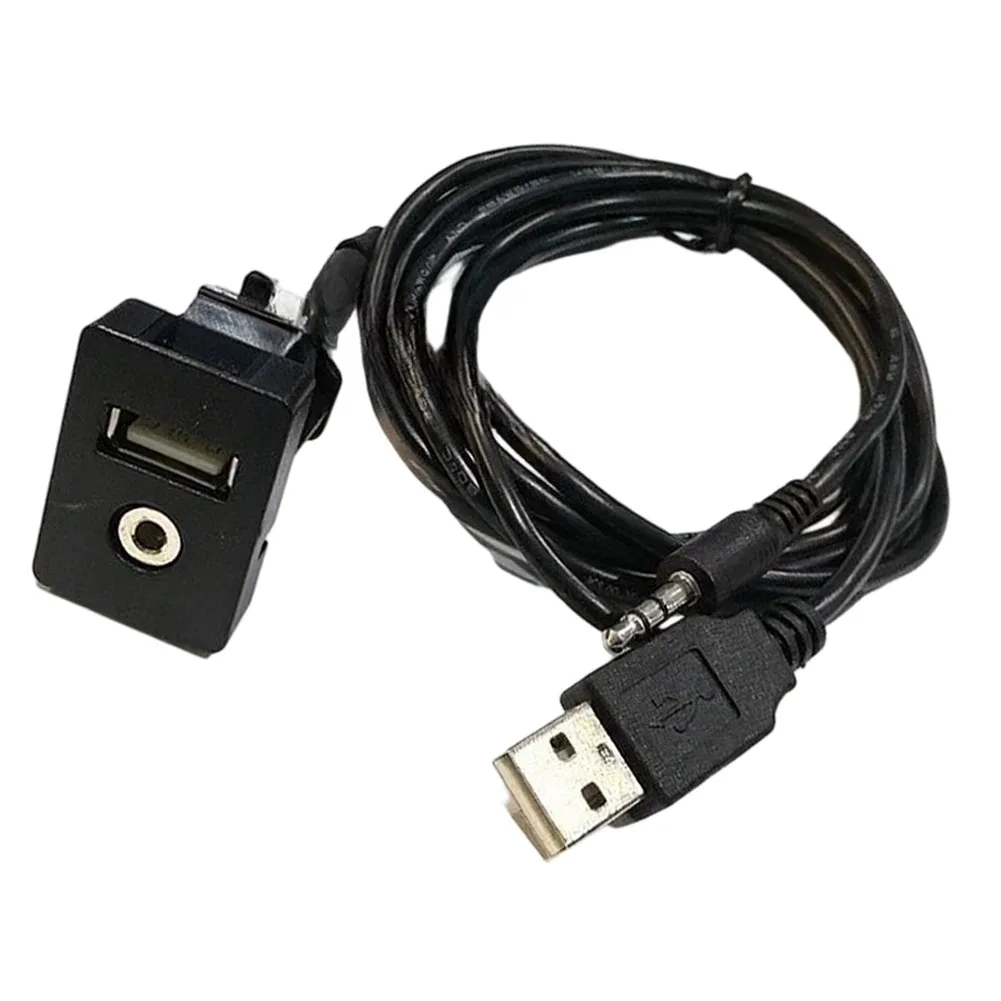 For Corolla For Camry For RAV4 Car Dash Flush Mount USB Port Panel Car Accessories
