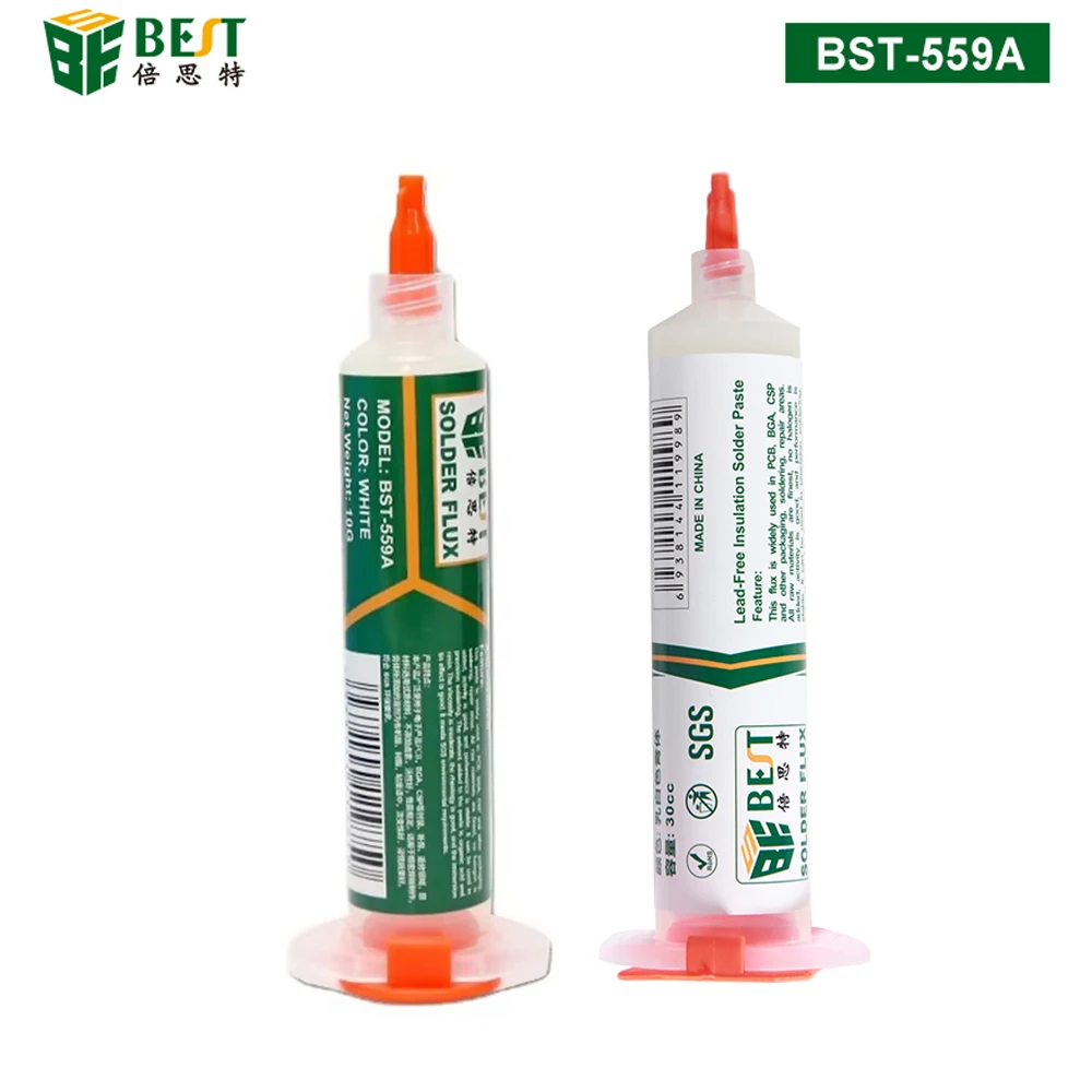 

10cc/30cc бессвинцовый флюс для припоя, изоляция, безгалогеновый, нерезистивный паяльный материал для электронных компонентов