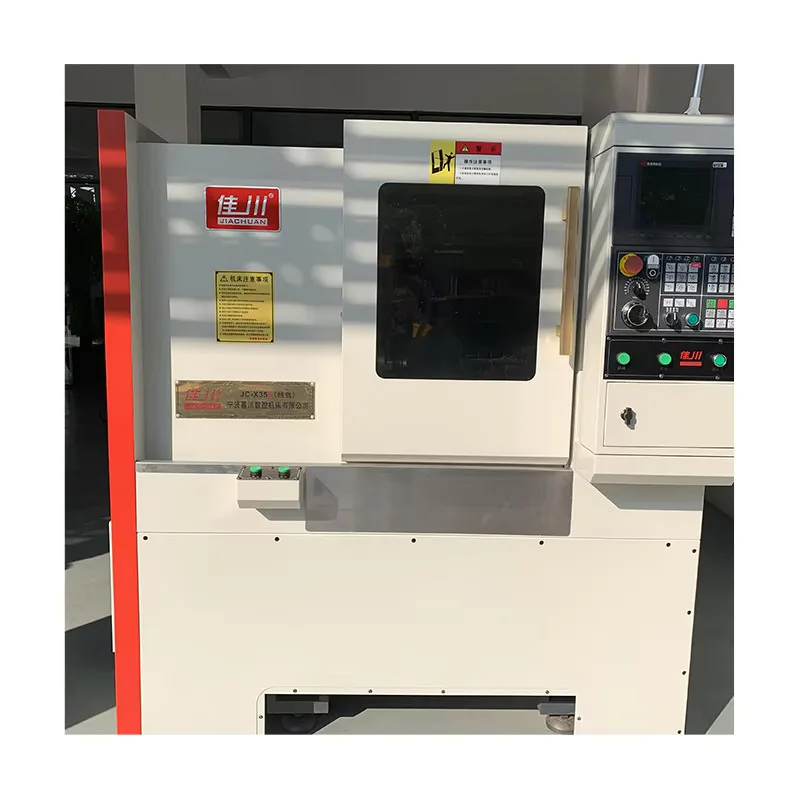 Hoge kwaliteit groothandel Jc-X35S hardwareverwerking accessoires professionele precisie schuin bed CNC-draaibank