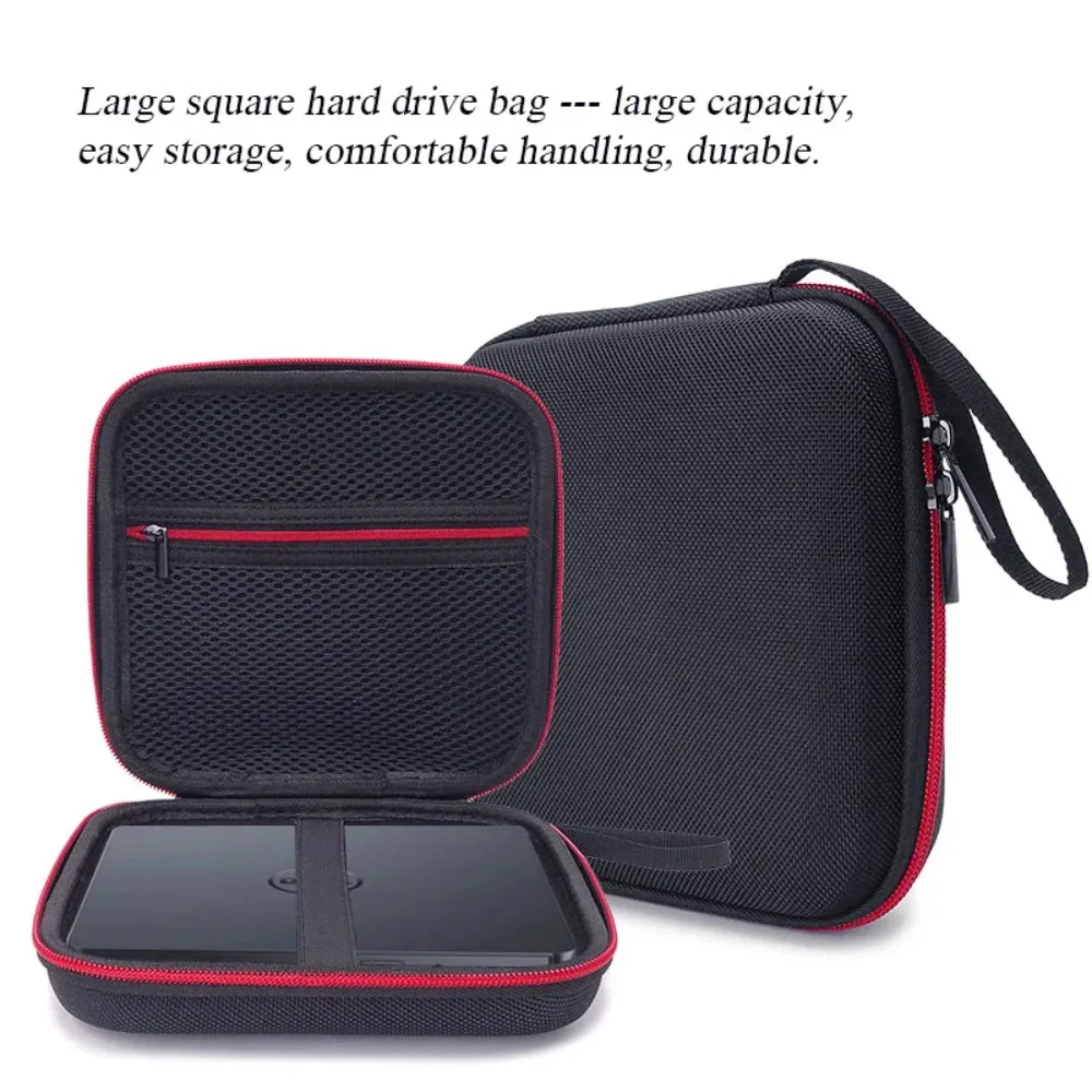 External Laptop DVD Drive EVA Storage Bag Shockproof Protective Case Portable Mobile Burner Hard Shell Organizer Square Pouch