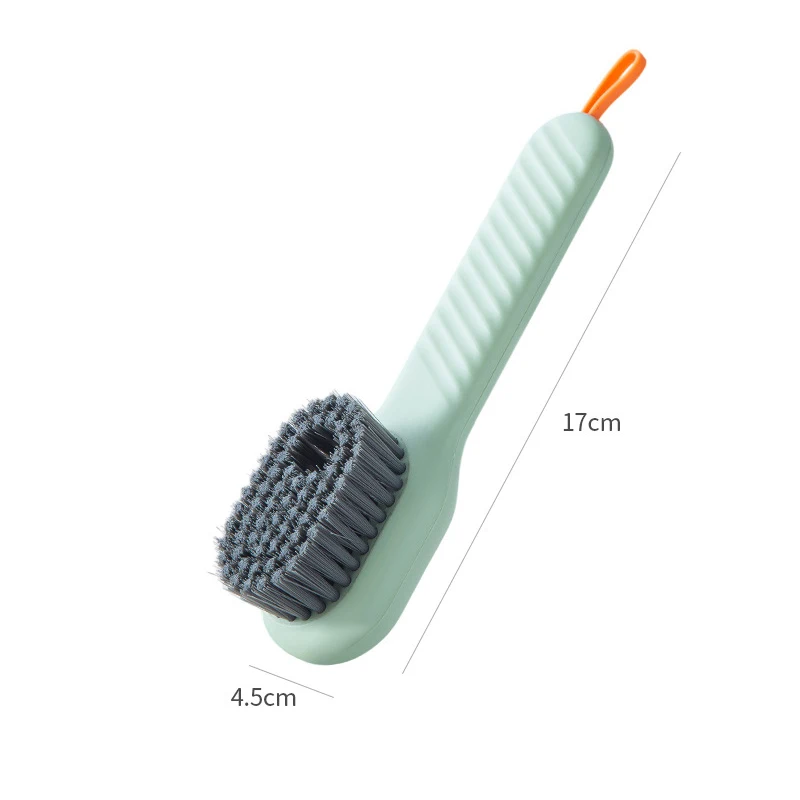 New Washable Soft Clothes Sneakers Cleaning Multifunctional Liquid Shoe Brush Strap Dispenser
