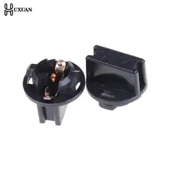 10PCS T10 Socket Dashboard Instrument Panel Socket T10 W5W 168 192 194 Twist Lock Wedge Bases Lamp Dash Bulb Plug black