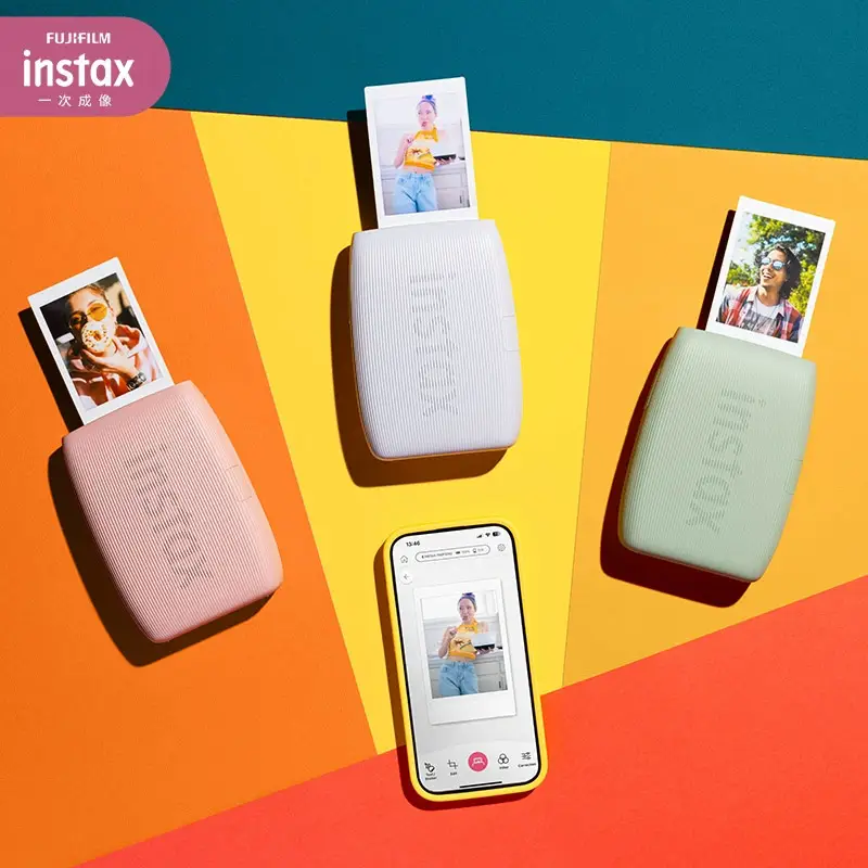 طابعة فوجيفيلم Instax Mini Link 3/Link 2، طابعات صور فورية، متوافقة مع تطبيقات الهواتف الذكية، آلة فيلم جديدة من فوجي