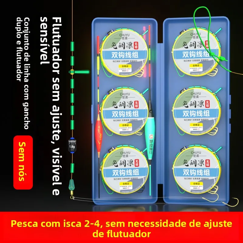 conjunto-de-linha-de-pesca-pronto-para-uso-linha-principal-e-kit-de-linha-com-anzol-duplo-sem-necessidade-de-ajustar-boias