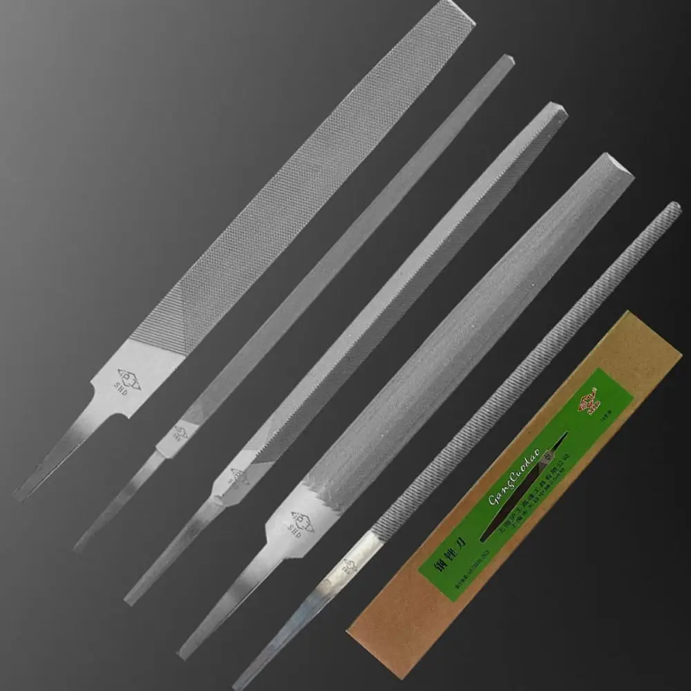 6/8 Inch Steel Files Middle Tooth Flat/Semicircle/Triangle/Circle/Square Saw Files For Sharpening Straightening Wood Carving