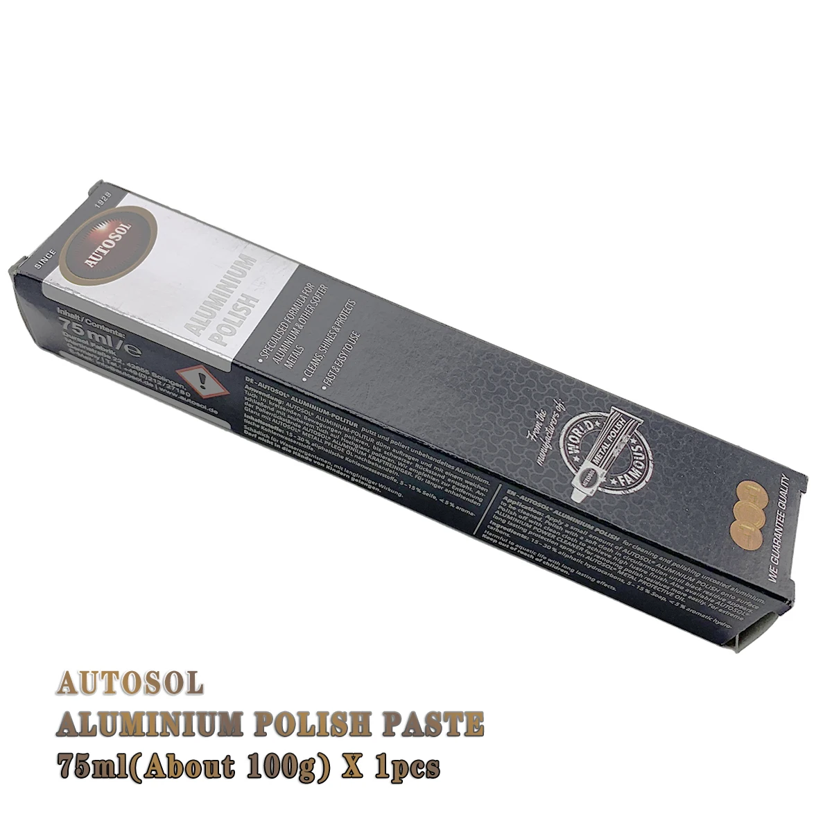 1pcs 75ml 100g Autosol Cream Knife Metal Polishing Wax Wholesale Mirror Metal Stainless Steel Watch Polishing Paste