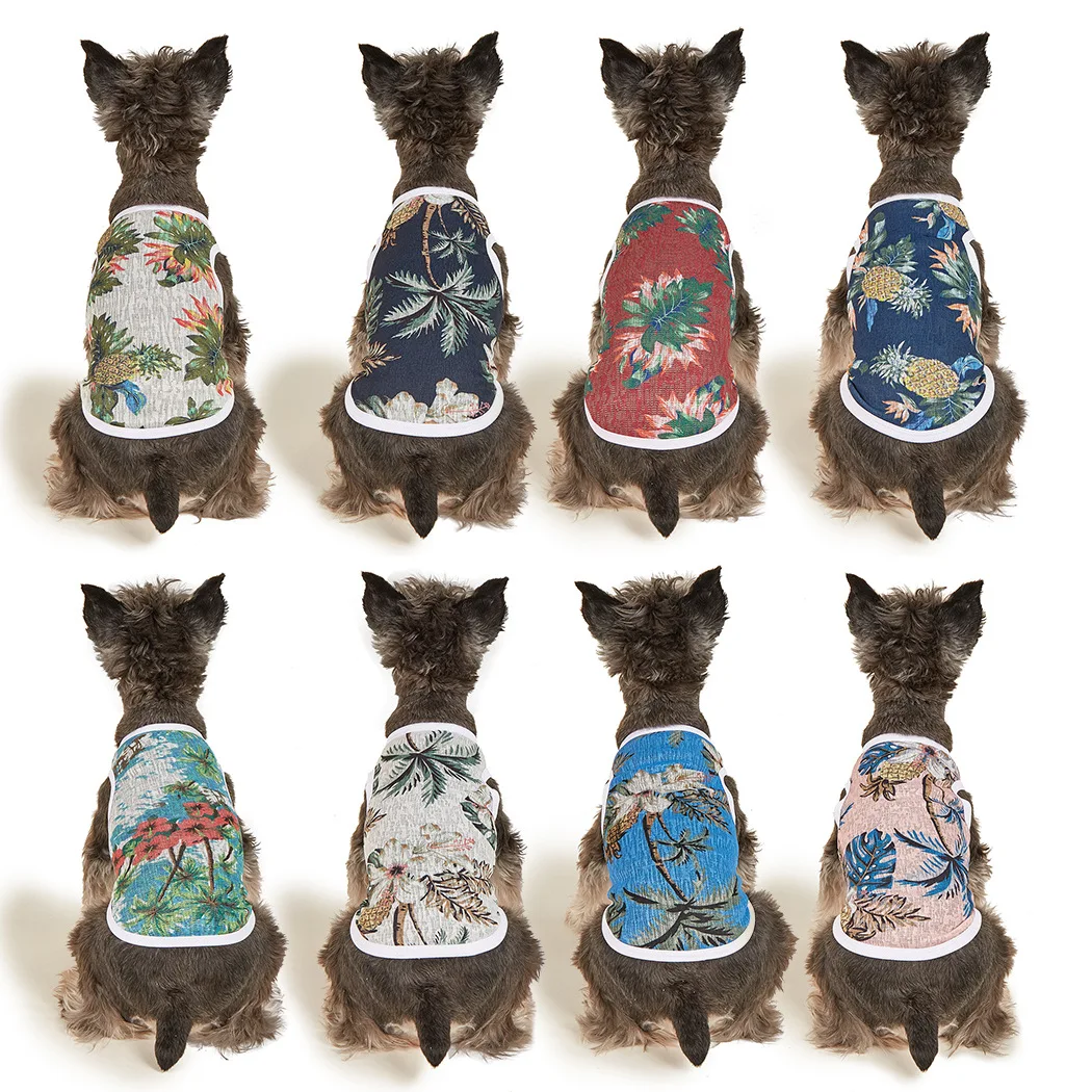 Pet Dog Clothes Clothing for Cats Summer Sphynx Cat Clothes Chihuahua Puppy Vest French Bulldog Apparel Simple Kitten Tshirt