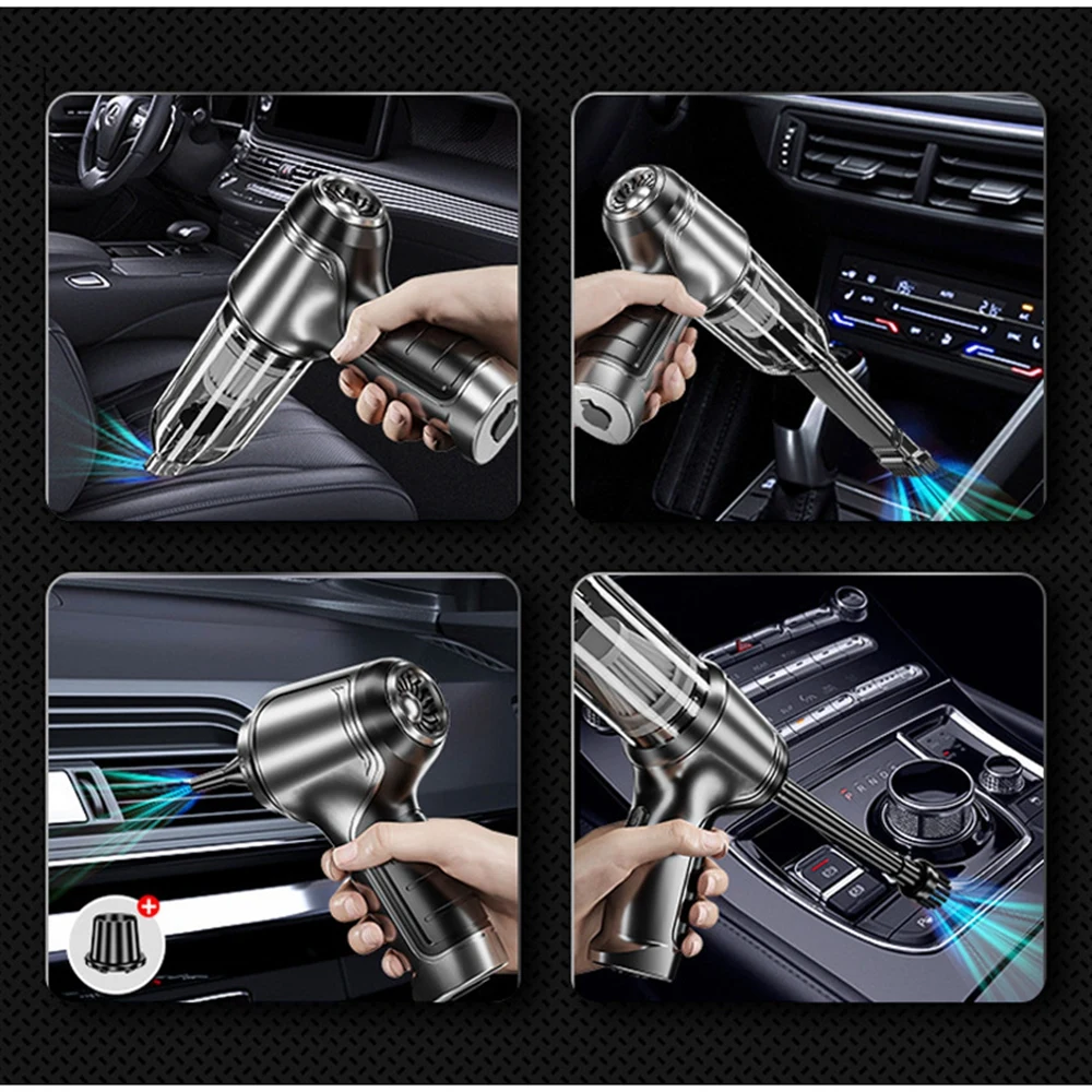 Car Vacuum Cleaner Auto Robot Wireless Cleaning Machine Automotive Car Accessories Home Appliance Tools Strong Suction Cleaners