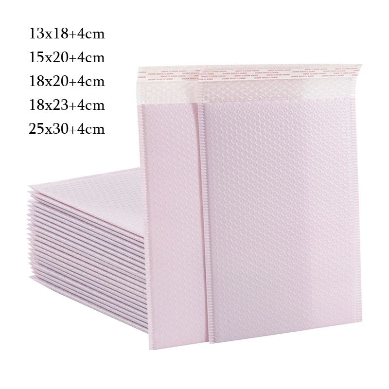 50Pcs Bubble Buffer Storage Bags Self-adhesive Sealing Fragile Item Packaging Bag Thickened Waterproof Shockproof and Durable
