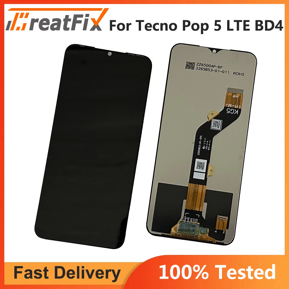 

6.52" Tested LCD For Tecno POP 5 LTE BD4 LCD Display Touch Screen Digitizer Assembly POP5 LTE BD4i BD4a LCD Replacement Parts