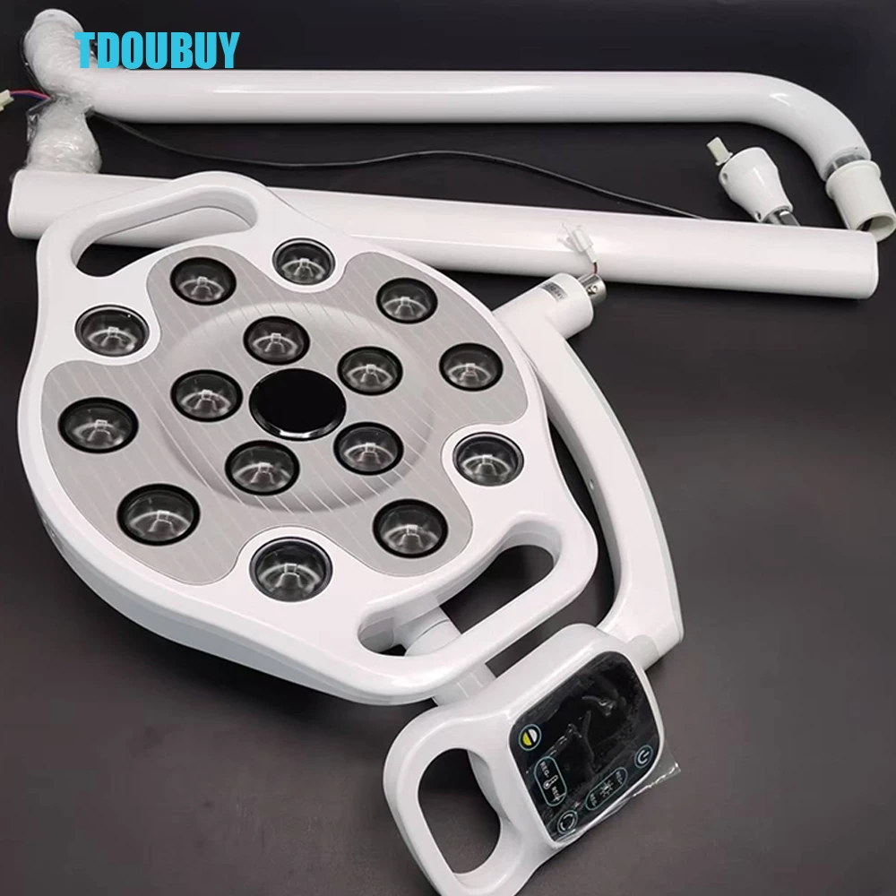 TDOUBUY 80000Lux High Quality Dental Unit Lamp 15 Bulbs LED Lamp Shadowless LED Lamp with Adjustable Light