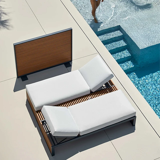 Manufacturers Wholesale Modern k & Aluminum Sun Lounger Folding Beach Chair for Outdoor Use Hotel and Seaside