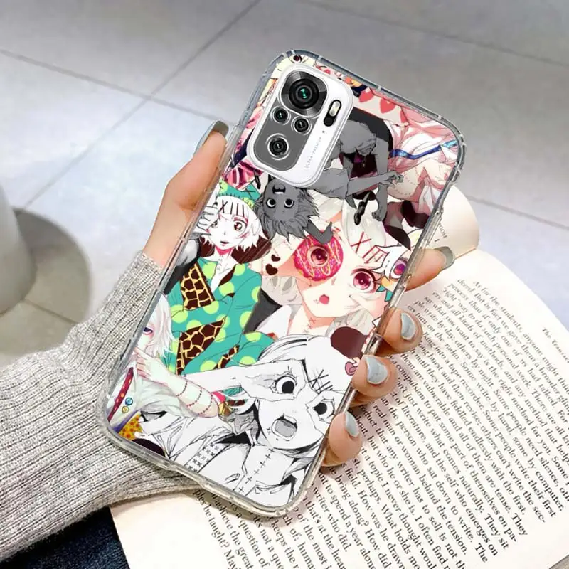 JUUZOU SUZUYA Tokyo Ghouls Phone Case Coque For Xiaomi Redmi Note 13 12S 12 11 11S 11T 11E 10 Pro Plus 10S 9 9S 9T 8 8T Global 7