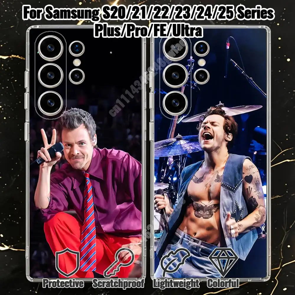 Kiss All The Time Disco Occasionally Phone Case for Samsung Galaxy S20 21 22 Ultra Plus S23 24 25 FE Lite Transparent Bumper