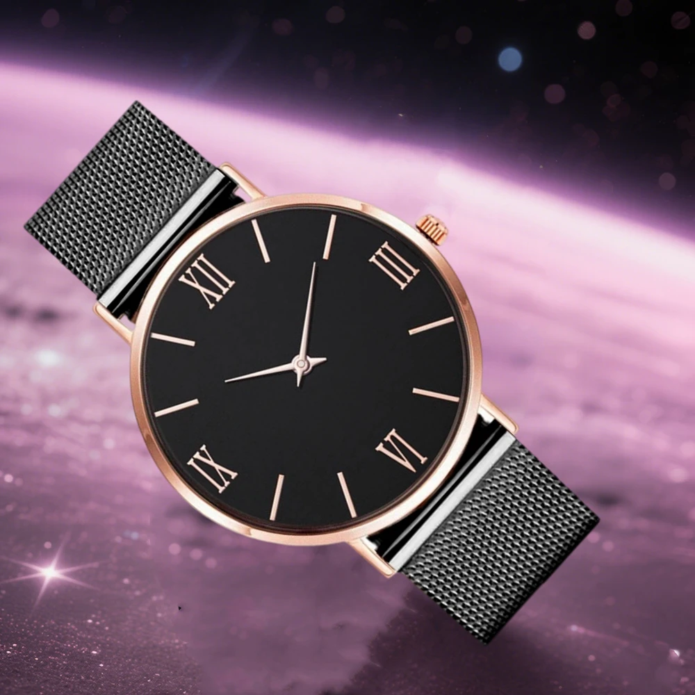 Fashion Analog Quartz Wristwatch for Woman Top Brand Women's Watches Metal Mesh Belt Simple Luxury Ladies Clock montre femme