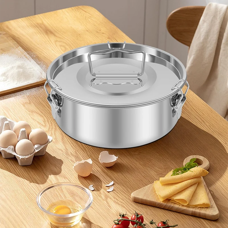 Forma do pieczenia ze stali nierdzewnej 1,5QT Forma do pieczenia z pokrywką Przenośna okrągła maszyna do pieczenia ciast z podstawką parową