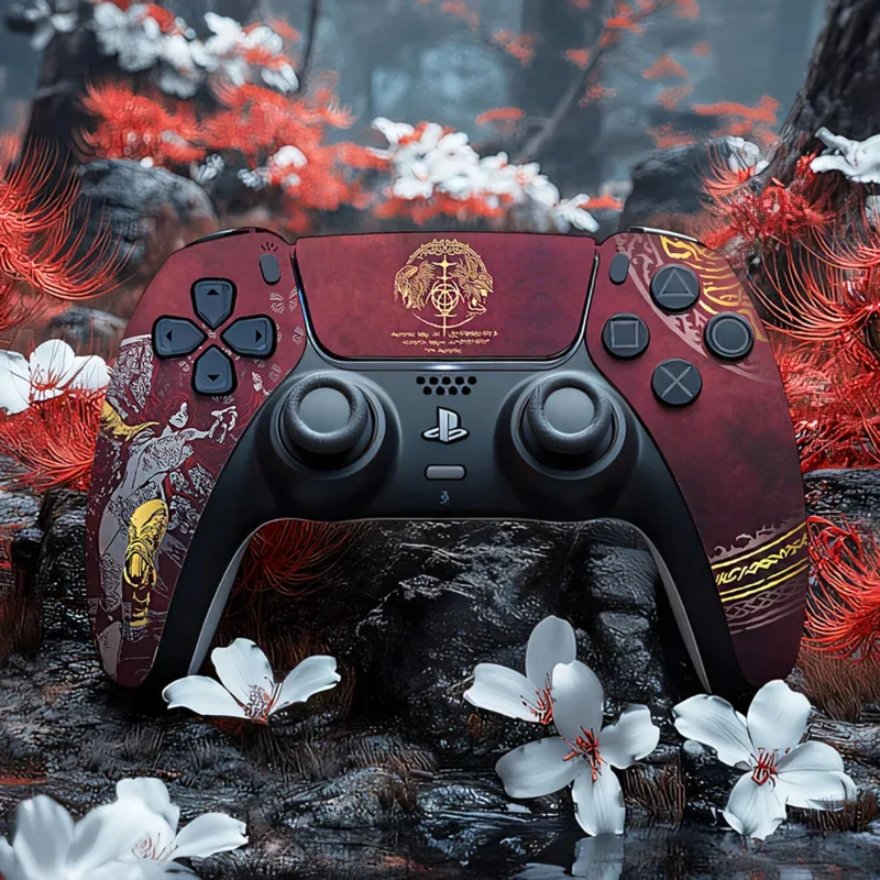 For PS5 Controller Goddess Of Rot Malenia Replacement Shell DualSense Malenia Frosted Replacement Case Birthday Present
