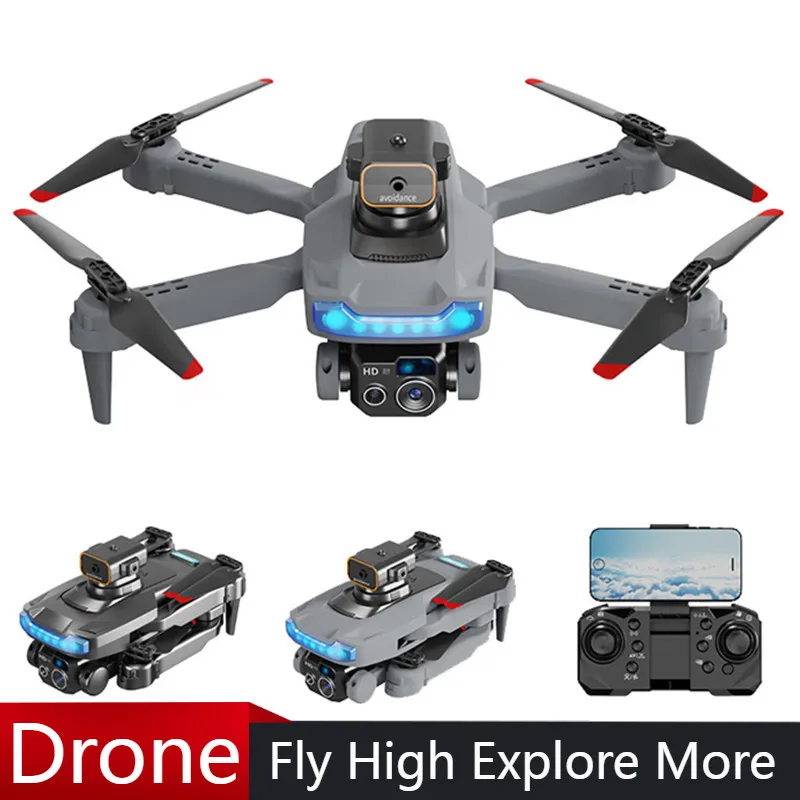 2025 P15 Professional Drone 8K Dual Camera GPS Obstacle Avoidance Optical Flow Positioning Brushless RC dron Gesture photography