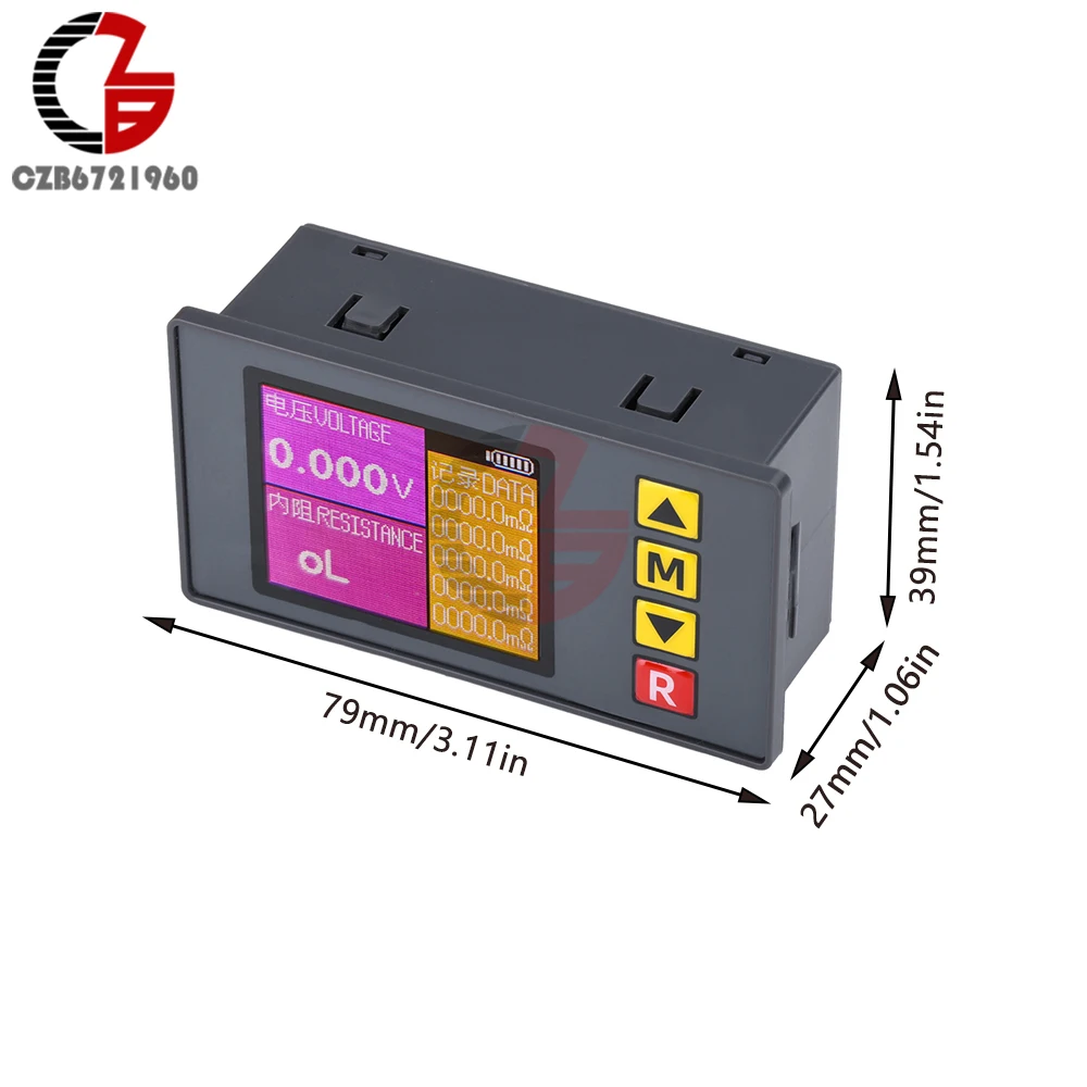 LCD Display Battery Voltage Internal Resistance Tester High-precision 18650 Lithium Battery Tester Universal Voltage Detection