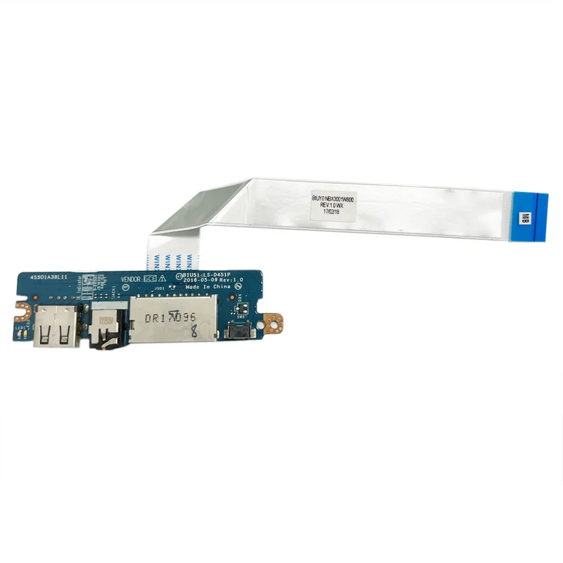 A  IO Board With Cable For Lenovo ideapad 310S-14IKB 80UY 5C50L45315 LS-D451P