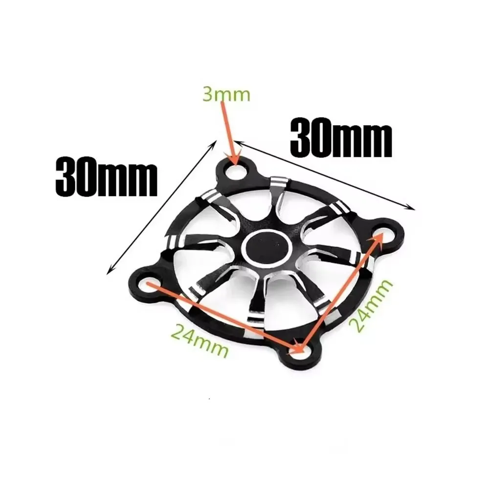 DIY RC 모델 RC 자동차/보트 크롤러 몬스터 트럭 모델에 대 한 30mm 금속 모터 냉각 팬 커버 보호 쉘