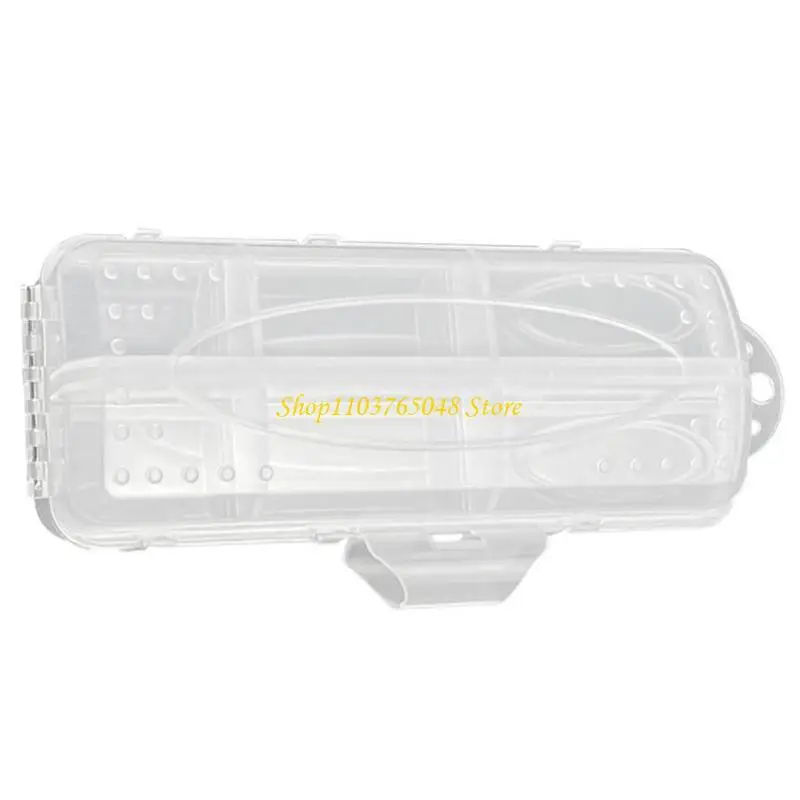 R53E صيد الأسماك المحمولة علبة مربع مربع خفيفة الوزن أداة لصيد الأسماك الطعوم مربع #4