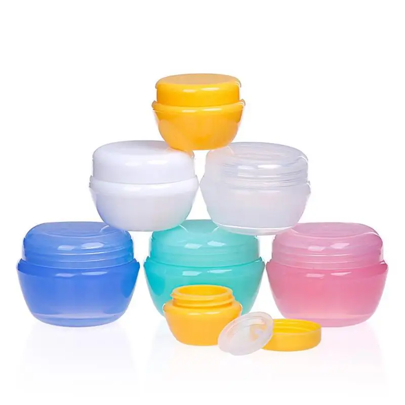 5 Stück Plastik-Gesichtscreme-Probenbehälter für Reisen 5g 10g 20g 30g Leere Dosen Kosmetik-Probenbehälter Make-up-Töpfe mit Innendeckel – Detail 6