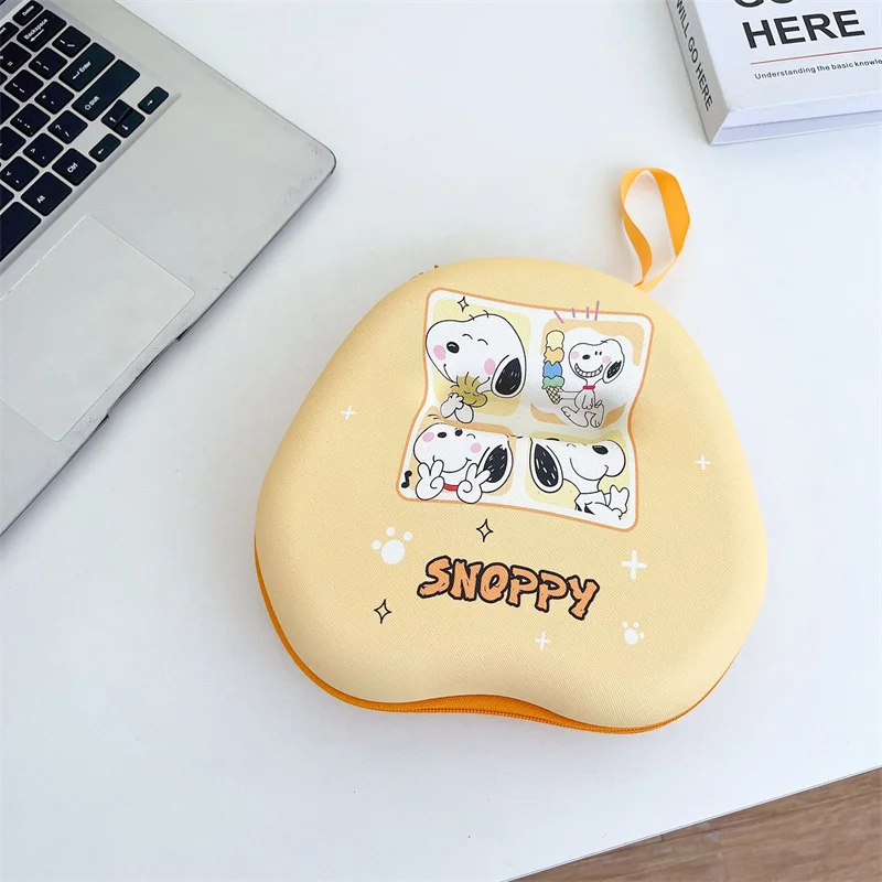 MINISO Cartoon Earphone Storage Bag for Airpods Max Cute Sanrio Portable Anti-Drop Bluetooth Headset Protection Box Case