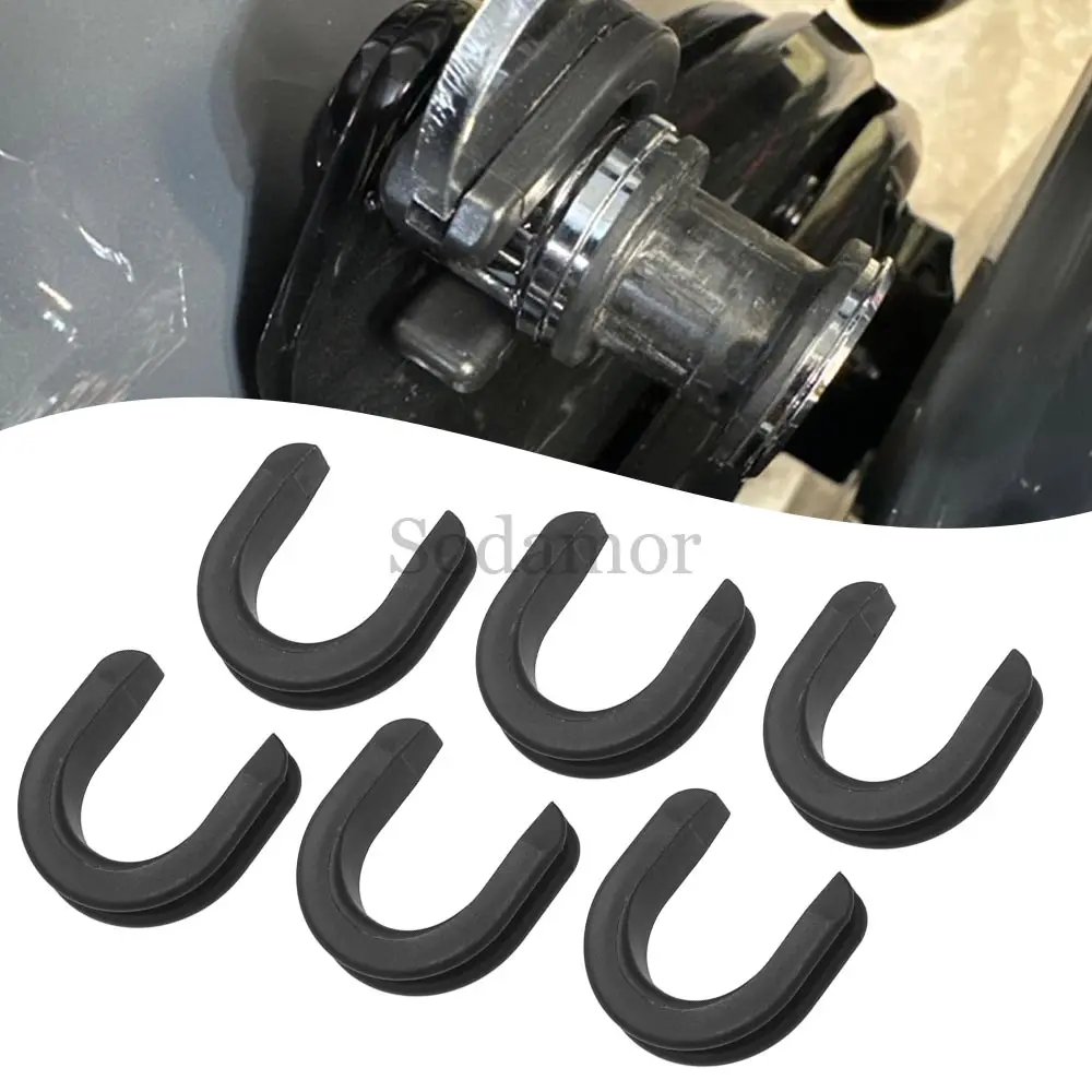 

Motorcycle Accessories Side Plate Mounting Bracket Grommet Bushing ABS Black For Halrey Trouring Street Glide FLHX/I 2009-2025